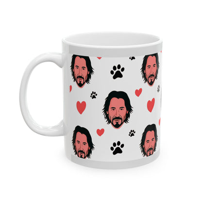 Keanu Paws Mug